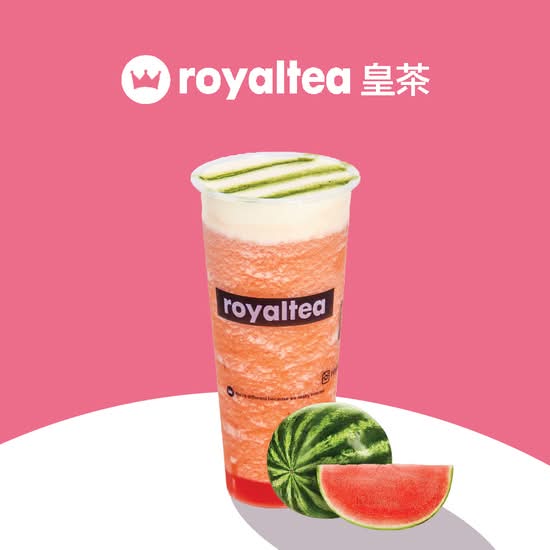 Watermelon Green Tea Slush (w/  Mousse or Tapioca) / 芝士西西